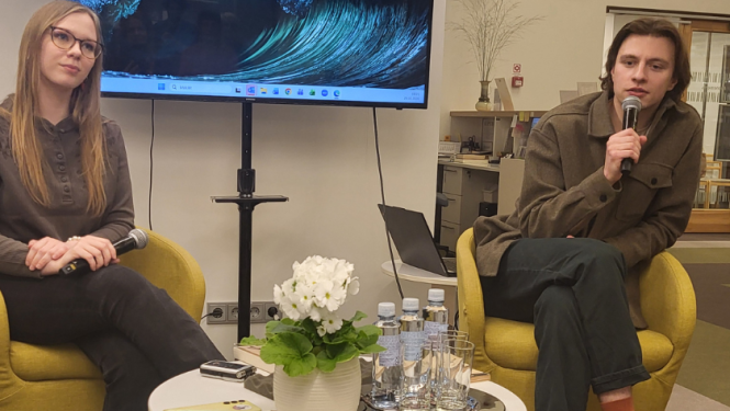 Jaunā Rīgas teātra un kino aktieris Ritvars Toms Logins un LU Romāņu valodu un kultūru studente Malvīne Magdalēna Login