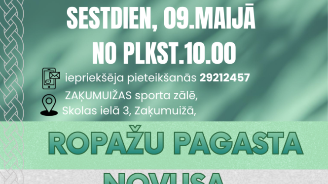 Ropažu pagasta 2026. gada čempionāts novusā, 5. posms (dubultspēļu turnīrs)AFIŠA