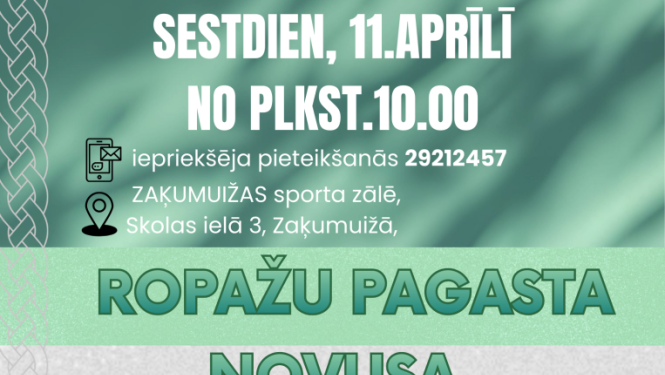 Ropažu pagasta novusa turnīrs, 4. posma afiša