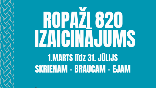 Ropažiem 820 izaicinājums