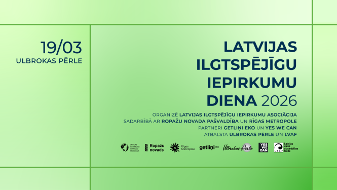 Ilgstspējīgu iepirkumu diena, afiša