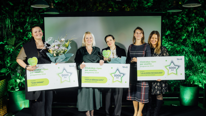 sievietes ar plakātiem