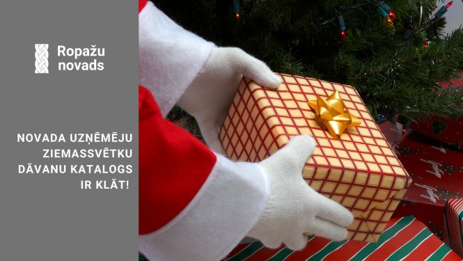 Ropažu uzņēmēja kopkatalogs Ziemassvētkos