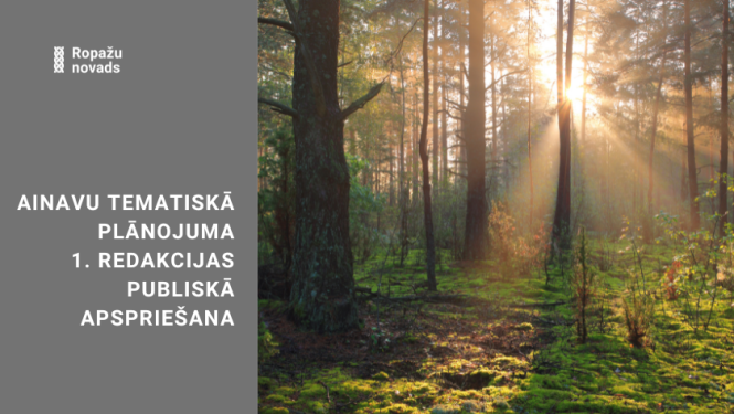 Publiskā apspriešana, ainavu plānojums