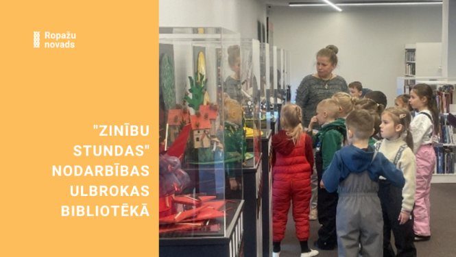Tradicionāli katrs gads Ulbrokas bibliotēkas pasākumu kalendārā sākas ar jaunās paaudzes izglītošanu bibliotēkgrāmatu izzinošās nodarbībās “Zinību stunda”, kurās tiek stāstīts par iestādes sniegtajiem pakalpojumiem, par to, kā kļūt par lasītāju, gan arī skaidrots, ko nozīmē bibliotēkas telpās un lasīšanas vidē sastopamie svešvārdi – daiļliteratūra, nozaru literatūra, rakstnieks, dzejnieks, atdzejotājs, tulkotājs u.c. Izstaigājot grāmatu plauktu labirintu, aplūkots, cik dažādas var būt grāmatas gan pēc vizuā