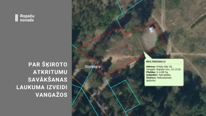 par Vangažu laukumu