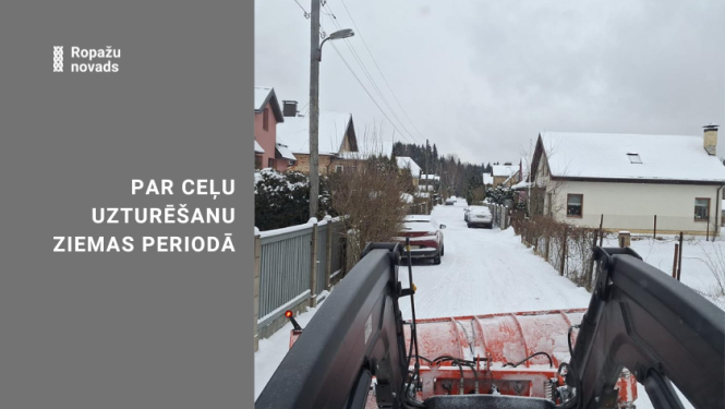 ceļu uzturēšana ziemā