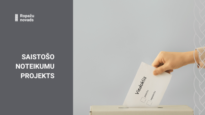 Saistošo noteikumu projekts