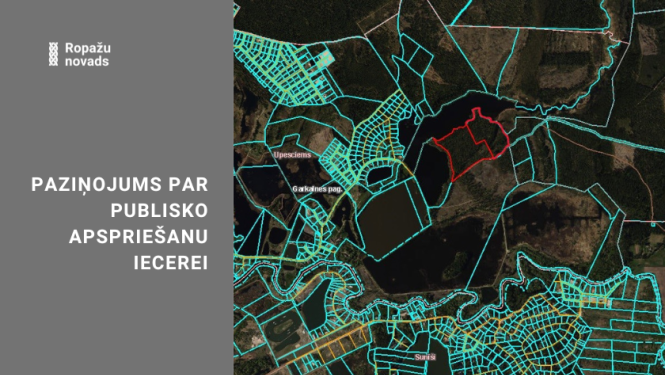 Paziņojums par pubisko apspriešanu