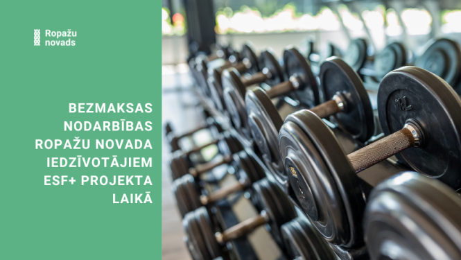 Bezmaksas sporta nodarbības projekta ietvaros