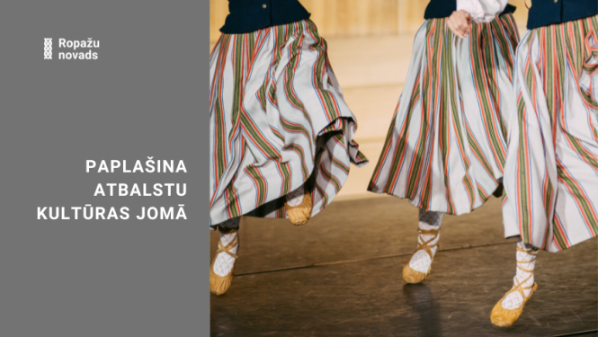 Paplašina atbalstu kultūras jomā