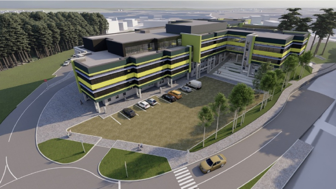 Berģu Mūzikas un mākslas skolas vizualizācijas, kopskats