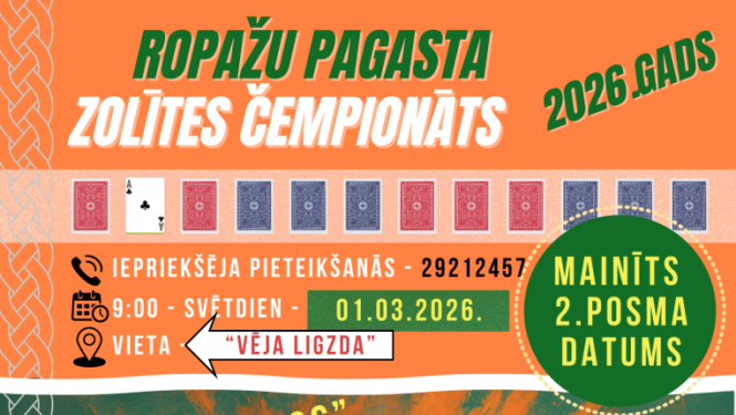 Zolīte, 2. posms, afiša