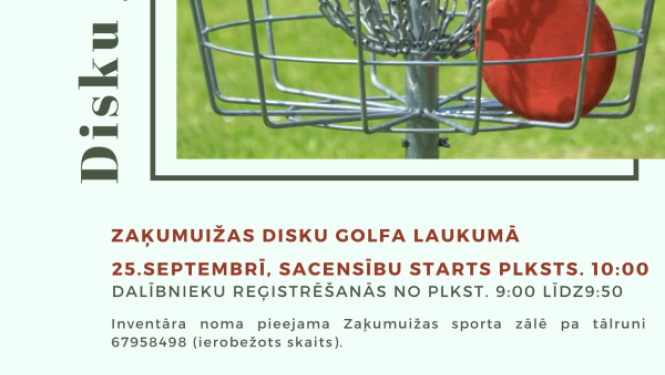 Disku golfa sacensības