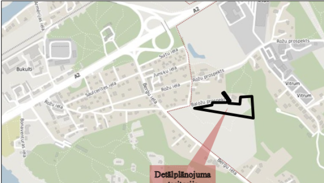Paziņojums par detālplānojuma zemes vienībai Baložu prospektā 31, Berģos, Garkalnes pagastā, Ropažu novadā izstrādes uzsākšanu
