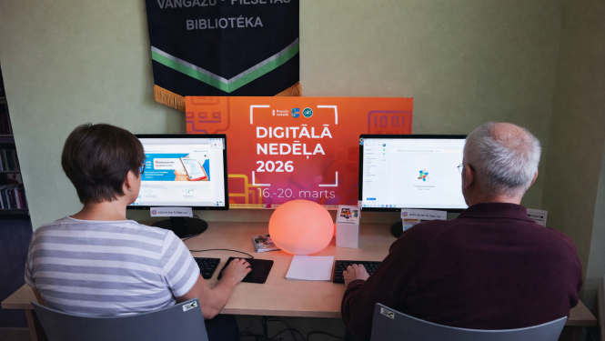 Digitālā nedēļa Vangažu pilsētas bibliotēkā