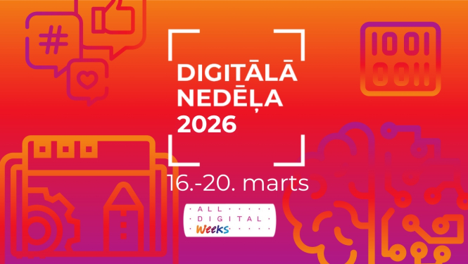 Digitālā nedēļa 2026. afiša