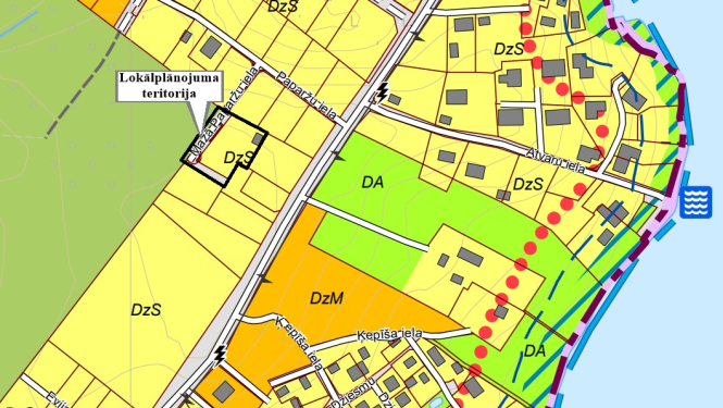 Mazā paparžu iela Garkalne