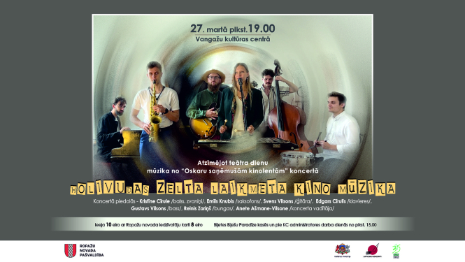 Koncerts “Holivudas zelta laikmeta kino mūzika” 