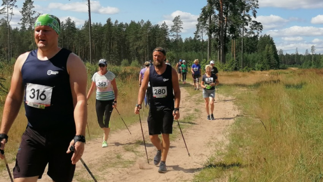 Latvijas čempionāta nūjošanā un iešanā 1. posms Zaķumuižā