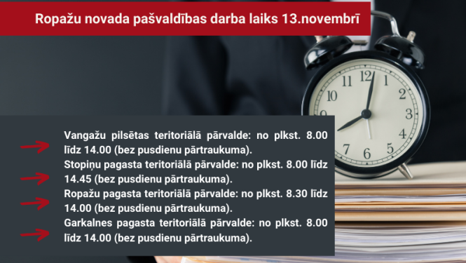 Darba laiks RNP 13.11.2021
