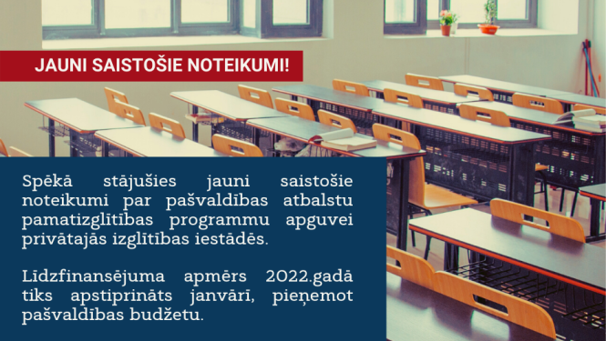 Jauni saistošie noteikumi