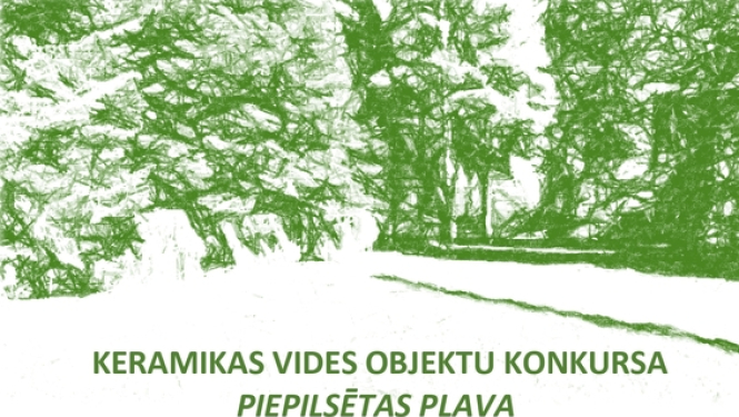 Keramikas vides objektu konkursa izstāde "Piepilsētas pļava" skatāma pie kultūras centra "Ulbrokas Pērle"