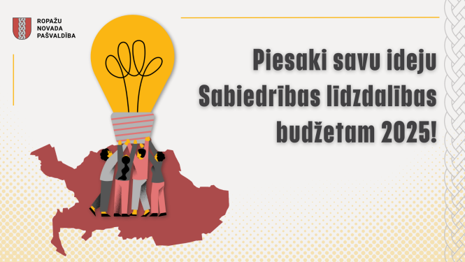 Piesakies sabiedrības līdzdalības budžeta projektiem