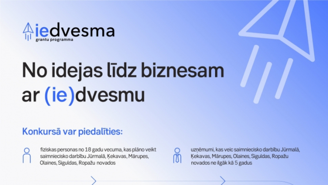 SEB bankas un Pierīgas pašvaldību grantu programmā (ie)dvesma jaunām biznesa idejām būs pieejami 70 tūkstoši eiro 