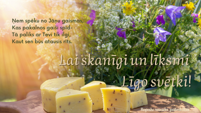 Sveicam Līgo svētkos