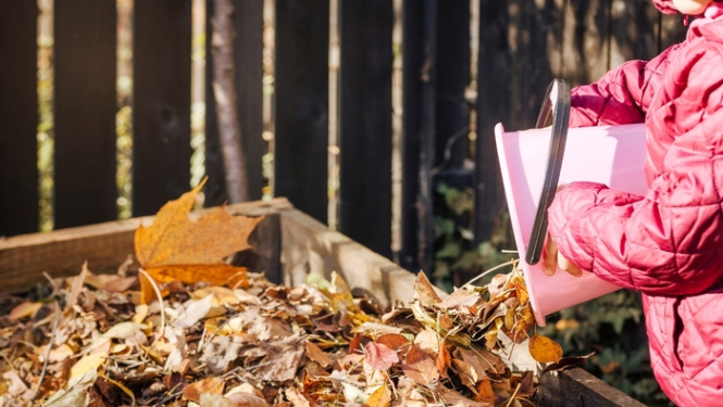 Rudens lapu nodošana