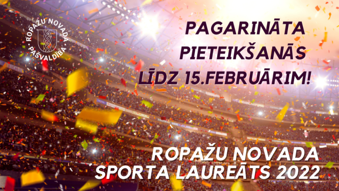 Sporta laureāts 2022, pagarināta pieteikšanās līdz 15.februārim
