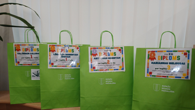 zaļš maisiņš ar lego