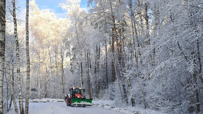 Sniega tīrīšanas tehnika