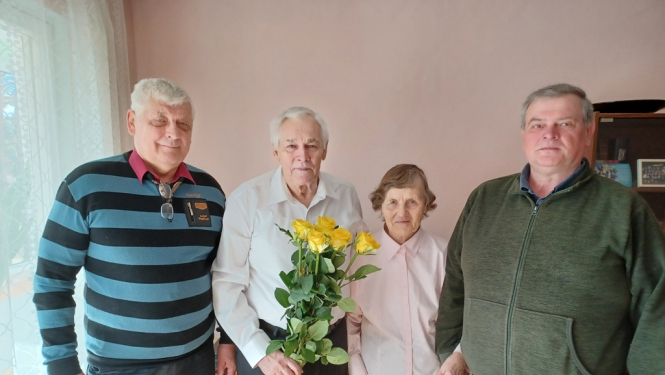 Sveicām Ropažu pagasta represēto Zigmundu Rubeni 85 gadu jubilejā