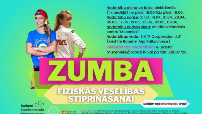 Zumbas nodarbībs