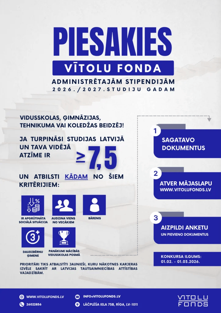 Vītotu fonda stipendijas