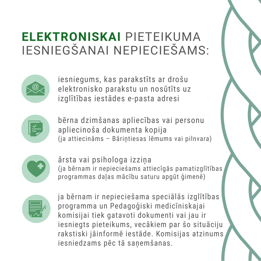Reģistrēšanās elektroniski