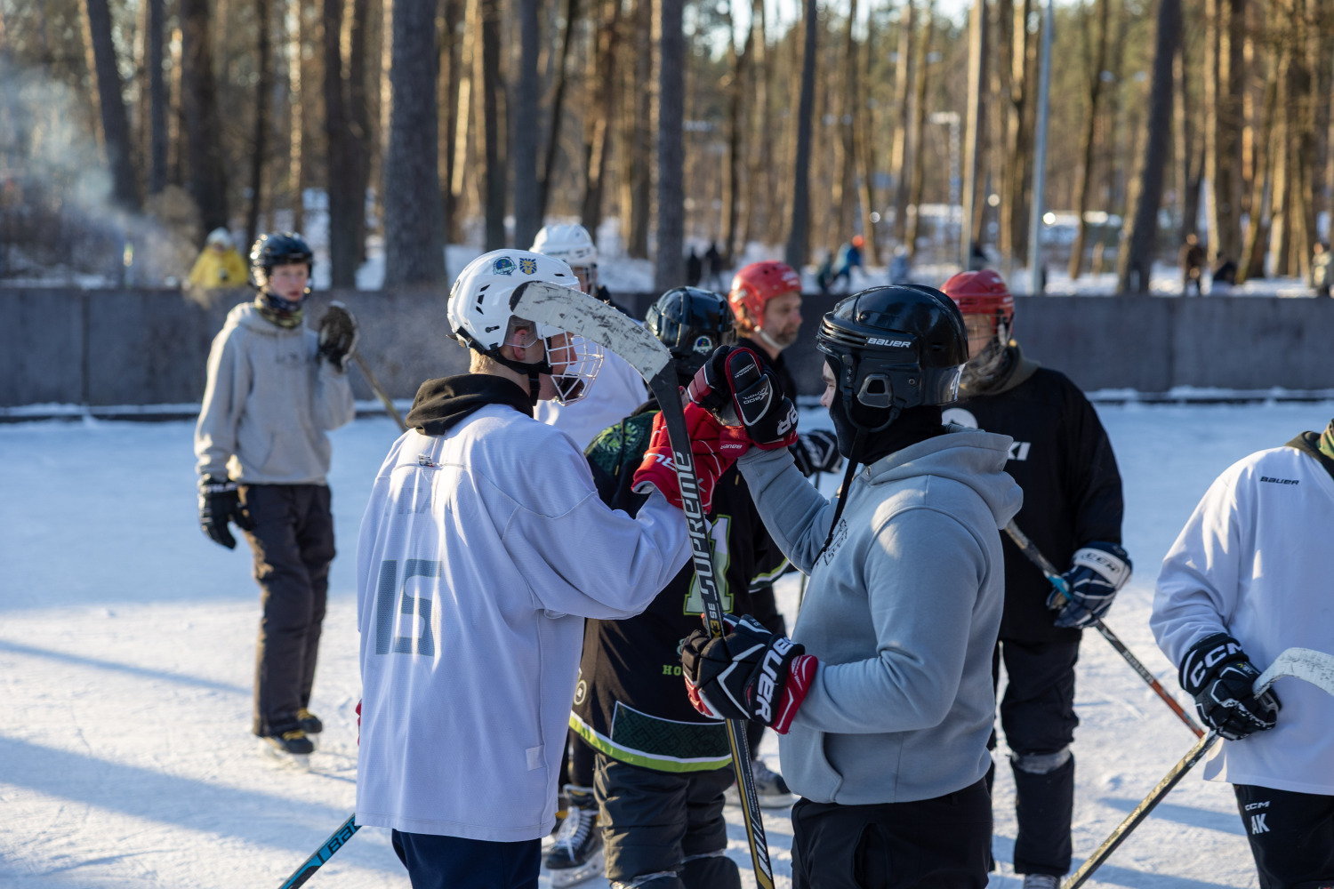 4x4 hokeja turnīrs Ulbrokā