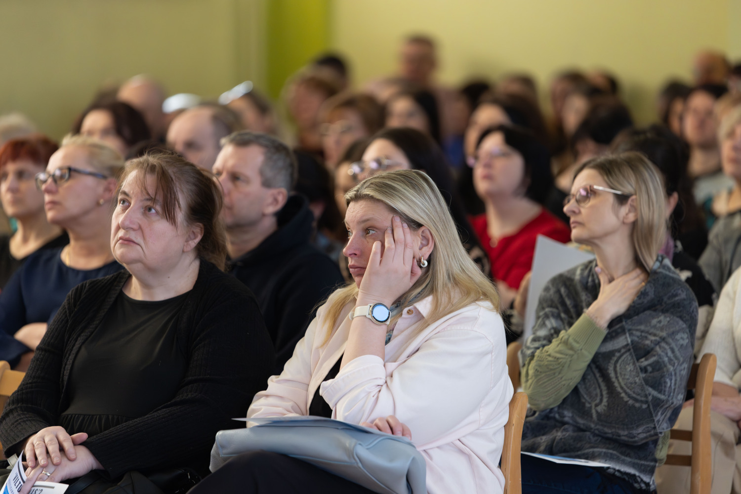 Ropažu novada pedagogu metodiskā diena zāle, klausītāji