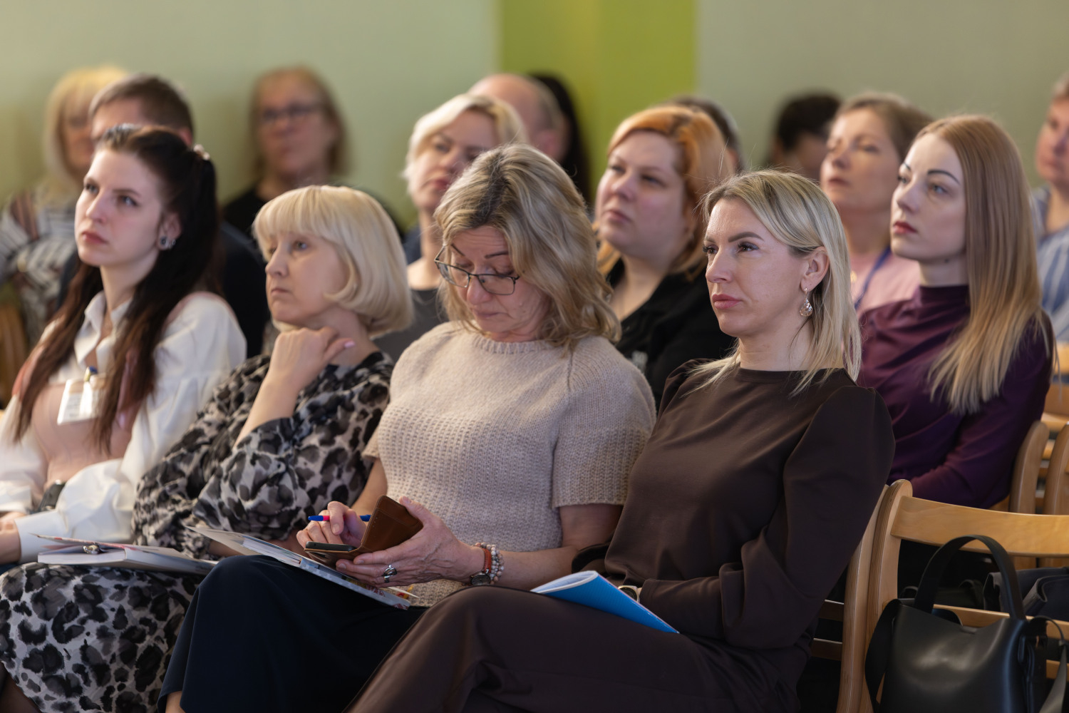 Ropažu novada pedagogu metodiskā diena zāle, klausītāji
