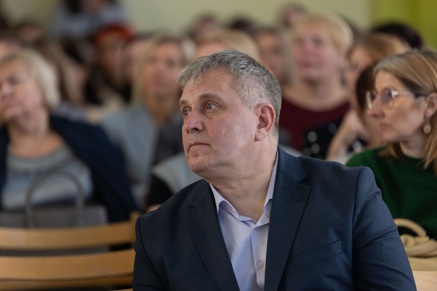 Ropažu novada pedagogu metodiskā diena zāle, klausītāji