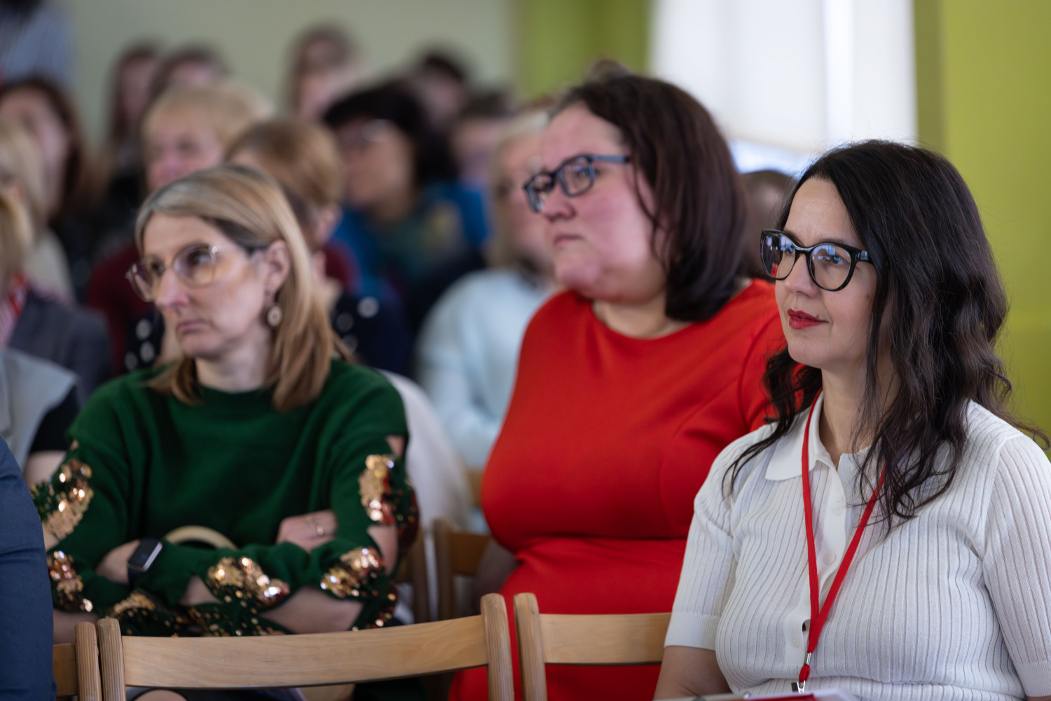 Ropažu novada pedagogu metodiskā diena zāle, klausītāji