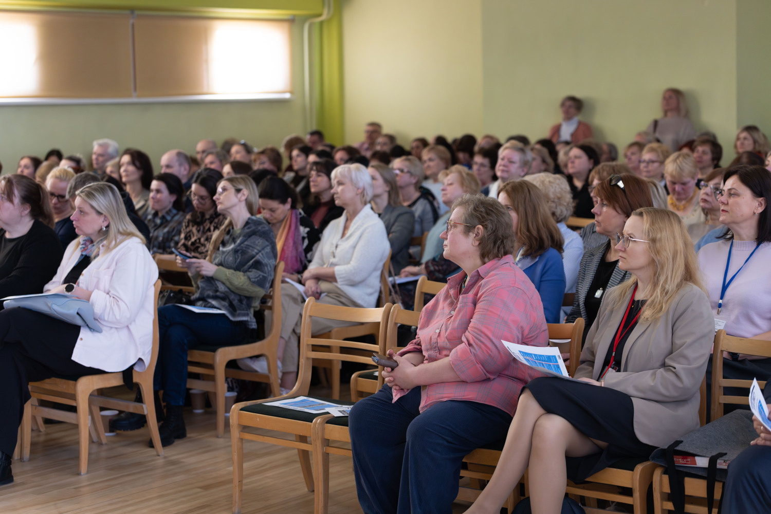 Ropažu novada pedagogu metodiskā diena zāle, klausītāji