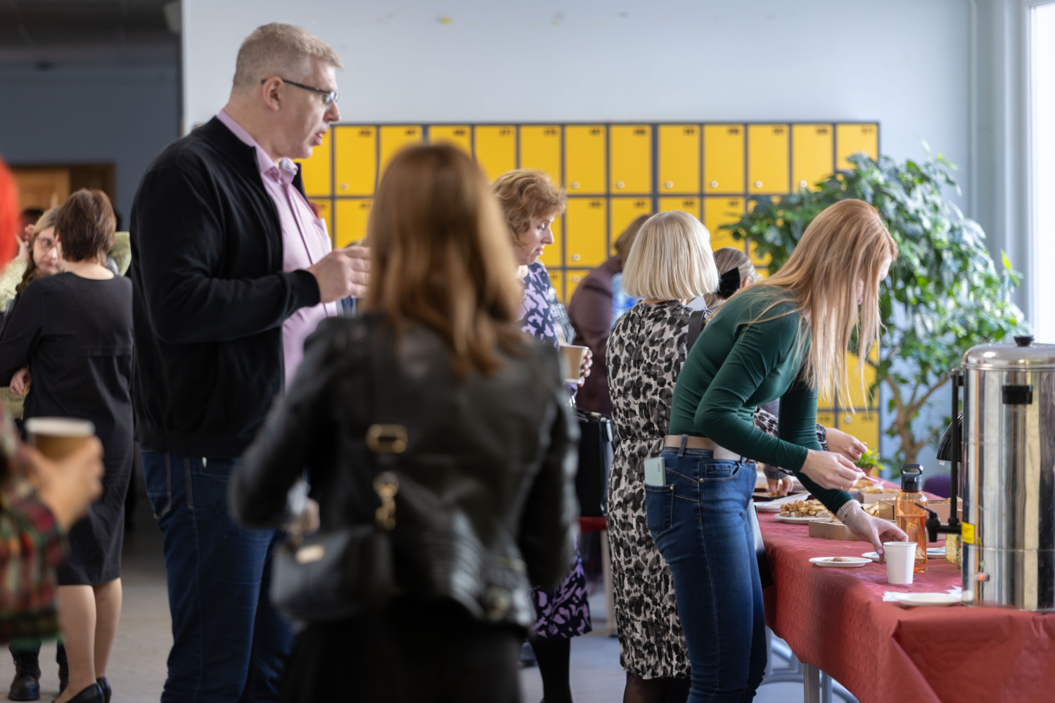 Ropažu novada pedagogu metodiskā diena zāle, klausītāji