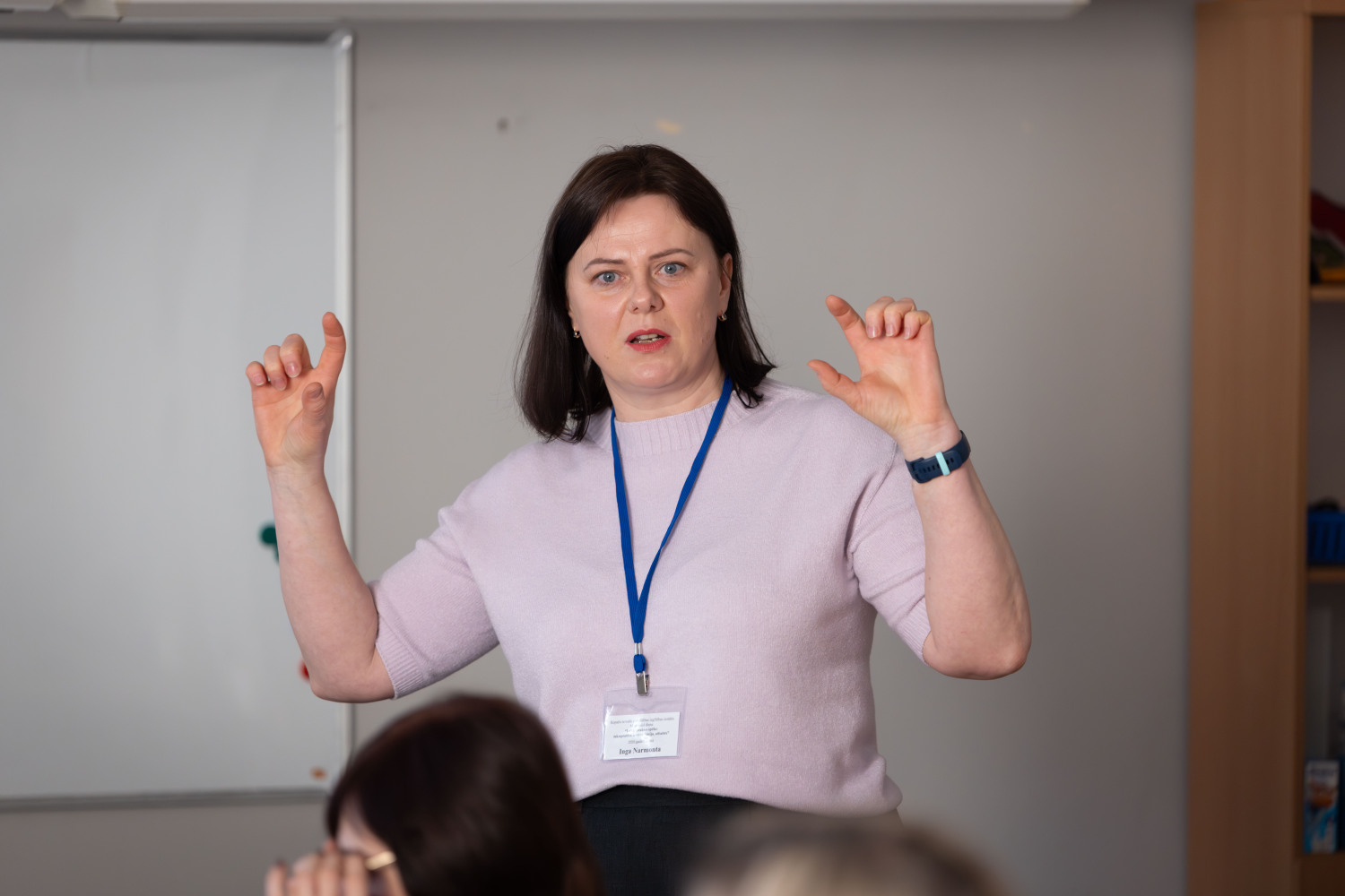 Ropažu novada pedagogu metodiskā diena, klase, runātājs