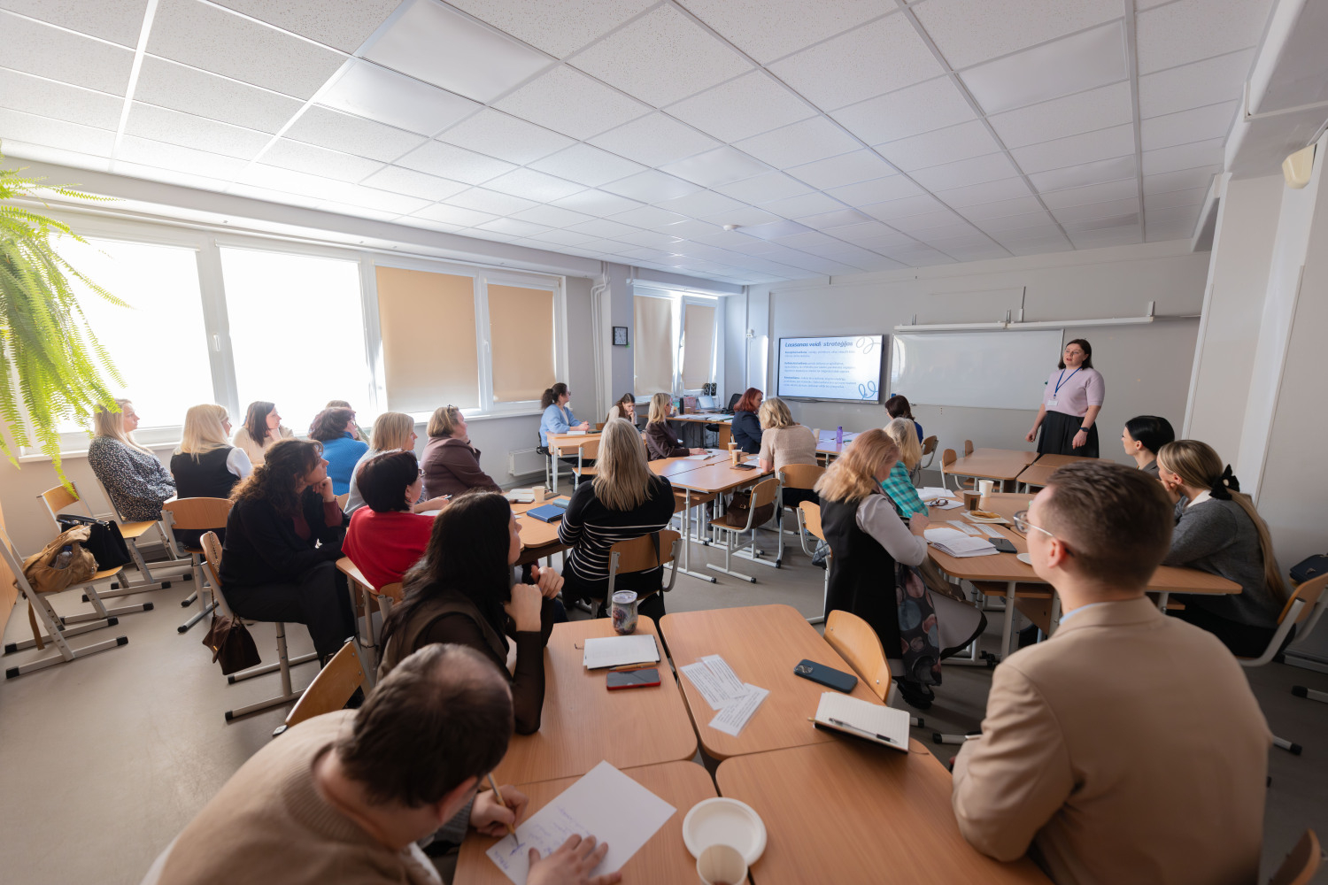 Ropažu novada pedagogu metodiskā diena, klase, klausītāji