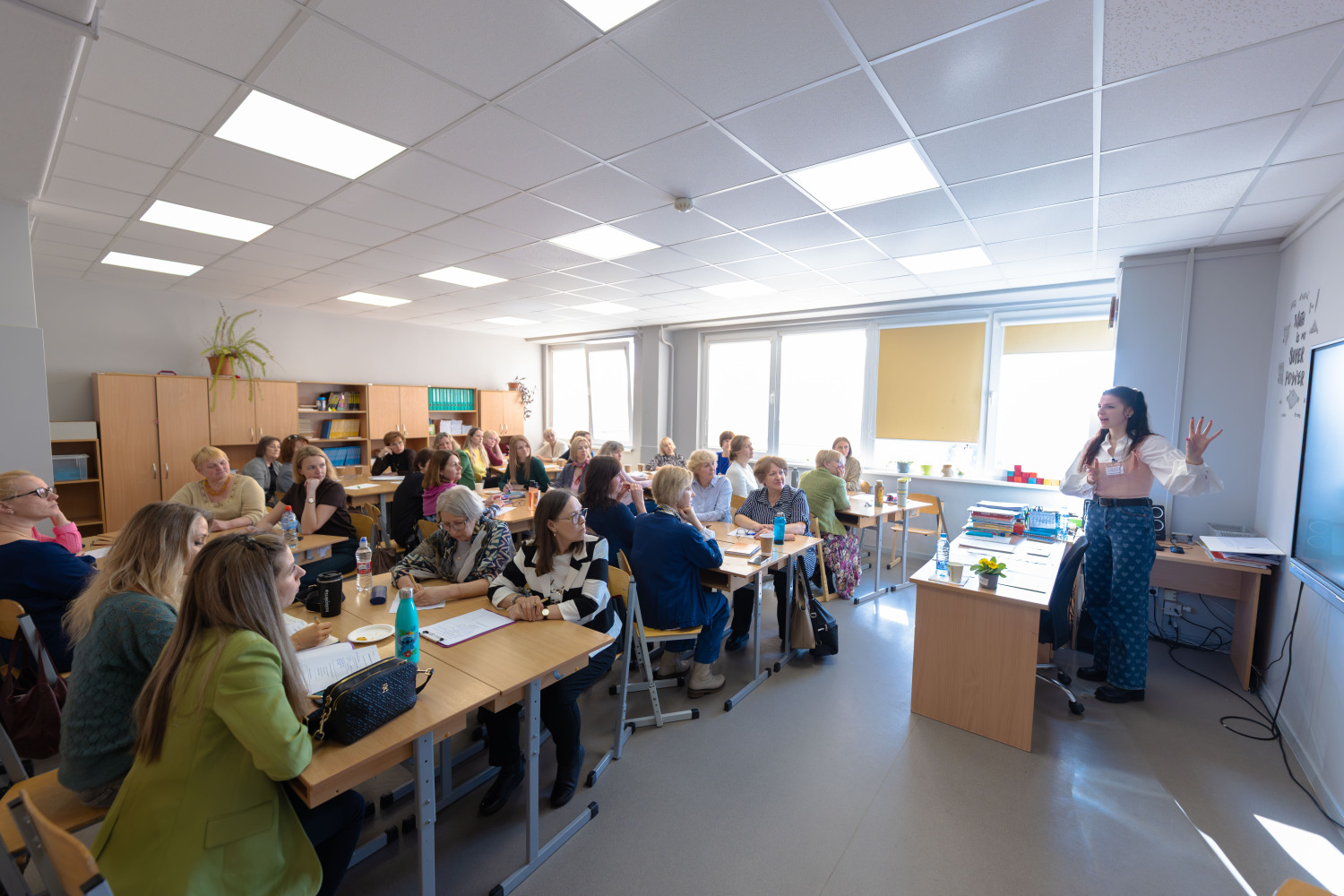 Ropažu novada pedagogu metodiskā diena, klase, klausītāji