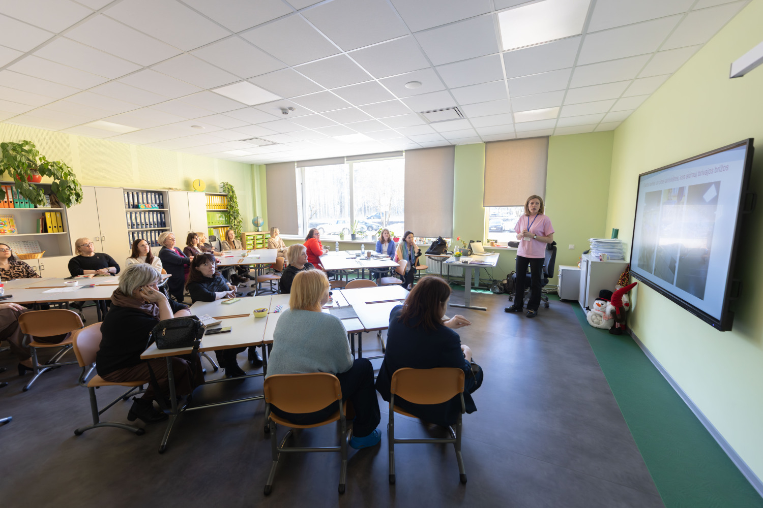 Ropažu novada pedagogu metodiskā diena, klase, runātājs un klausītāji
