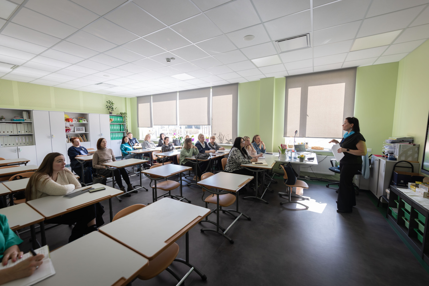 Ropažu novada pedagogu metodiskā diena, klase, runātājs un klausītāji